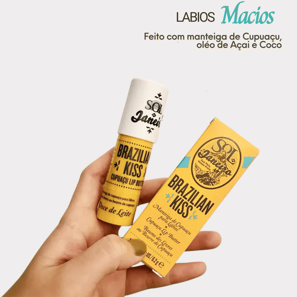[COMBO PROMOCIONAL LANÇAMENTO] Manteiga Labial de Cupuaçu - Brazilian Kiss