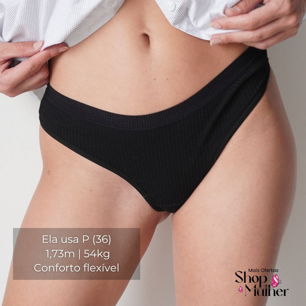 [PROMO EXCLUSIVA DE TORRA COMPRE 4 LEVE 5] Calcinha CottonConfort® - FRETE GRÁTIS