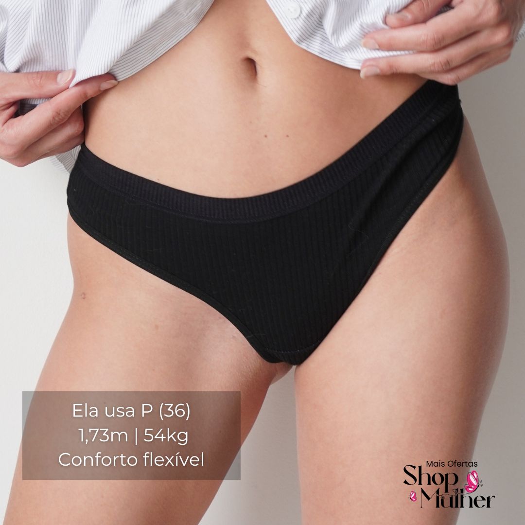 [PROMO EXCLUSIVA DE TORRA COMPRE 4 LEVE 5] Calcinha CottonConfort® - FRETE GRÁTIS