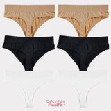 2 Brancas - 2 Beges - 2 Pretas