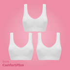 Sutiã ConfortPlus c/ bojo removível [COMPRE 1 LEVE 3 + FRETE GRÁTIS!]