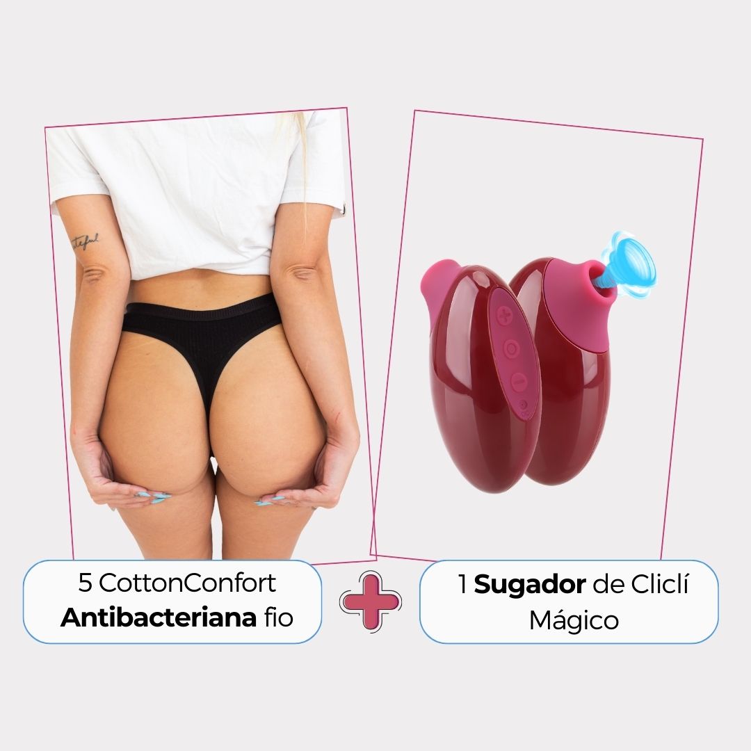 [PROMO EXCLUSIVA DE TORRA ESTOQUE] 5 CottonConfort + Sugador de Clicli Recarregável