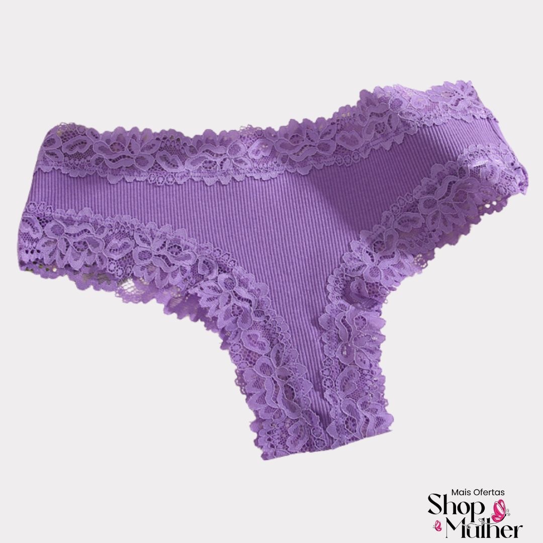 [COMPRE 3 LEVE 5] Calcinha Algodão CottonLace