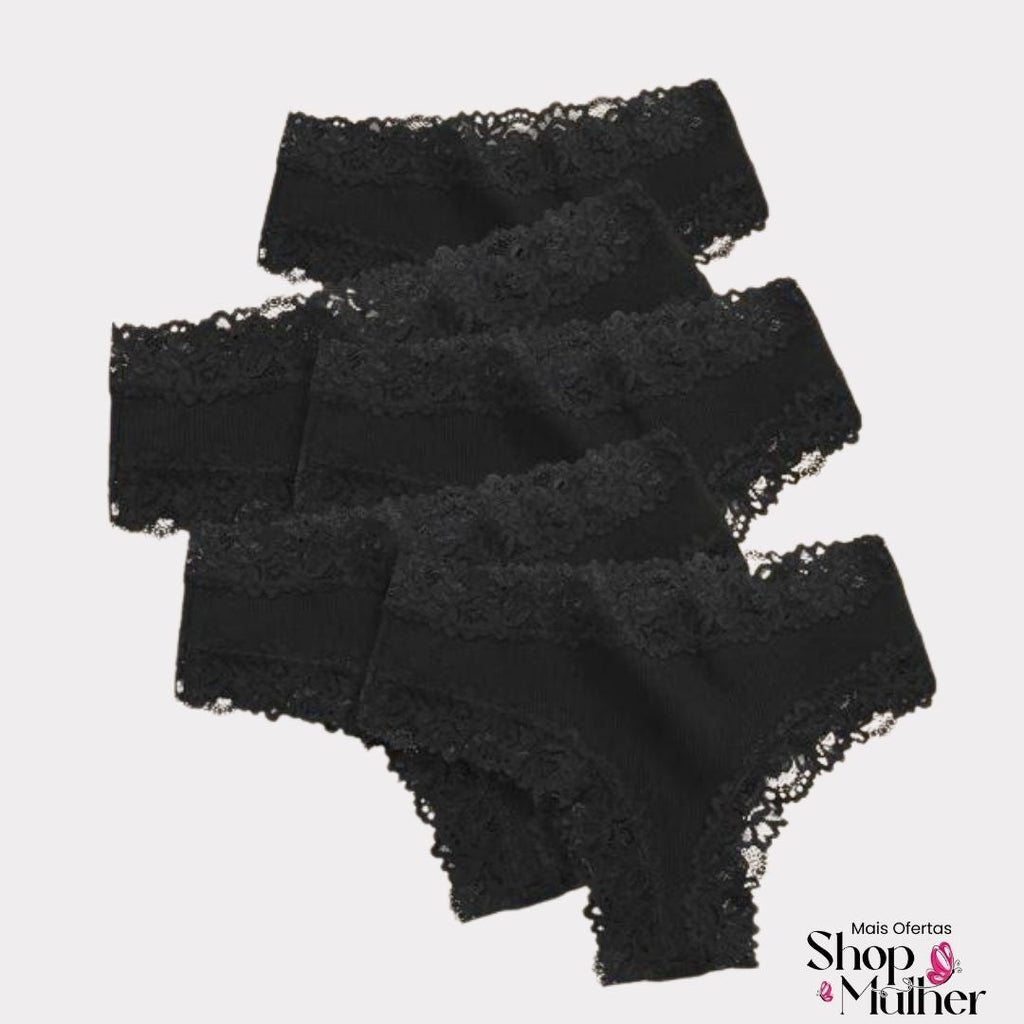 [COMPRE 3 LEVE 5] Calcinha Algodão CottonLace