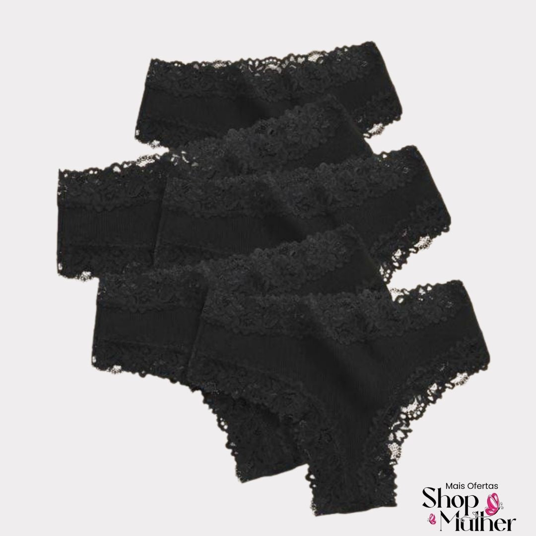 [COMPRE 3 LEVE 5] Calcinha Algodão CottonLace