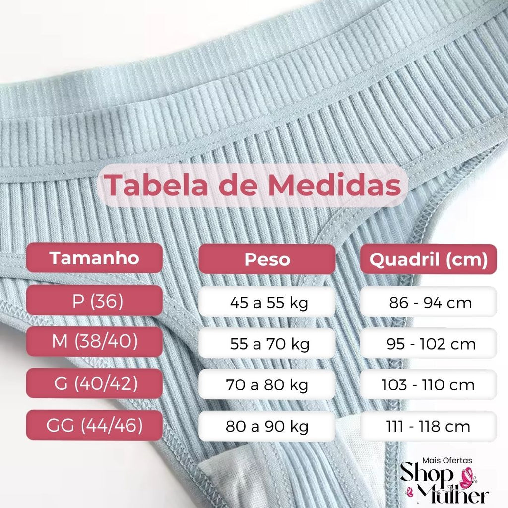 [PROMO EXCLUSIVA DE TORRA ESTOQUE] 5 CottonConfort + 3 CottonLace