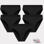 [LANÇAMENTO! PROMOÇÃO COMPRE 3 LEVE 5] Calcinha CottonConfort PREMIUM® Cós Médio - [FRETE GRÁTIS]