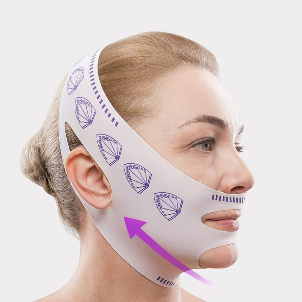V- LiftUp - Máscara Coreana - Levanta o rosto, suaviza rugas e reduz papada [PROMO DE LANÇAMENTO]