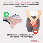 [PROMO EXCLUSIVA DE TORRA COMPRE 4 LEVE 5] Calcinha CottonConfort® - FRETE GRÁTIS