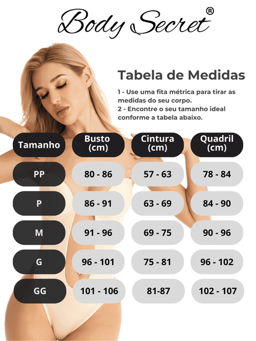 Body Secret - Tecnologia InvisiFit costas livres [FRETE GRÁTIS] [PROMOÇÃO DE LANÇAMENTO]