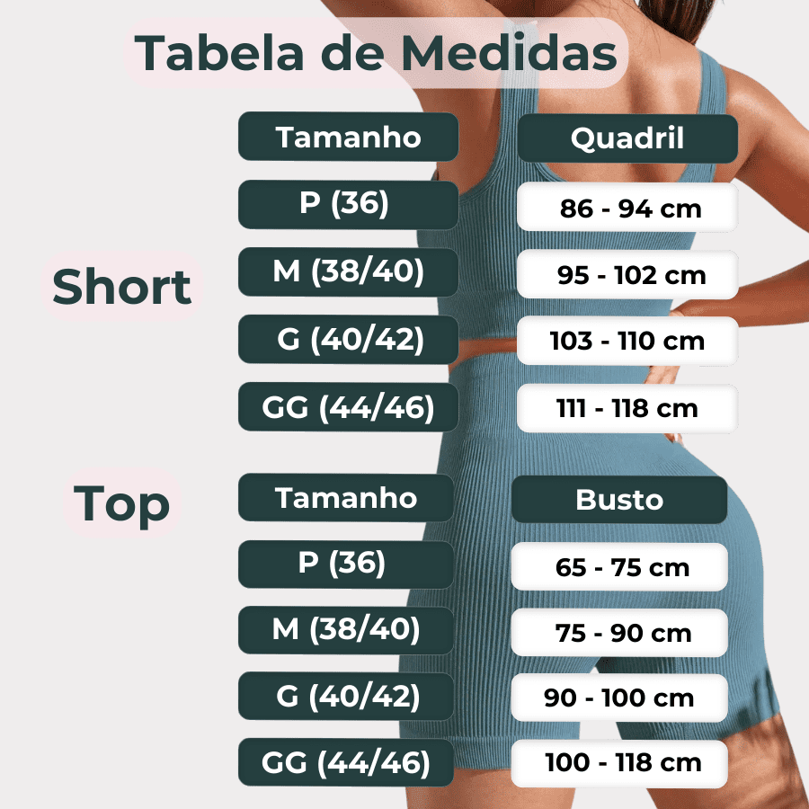 [PROMOÇÃO DE LANÇAMENTO] Conjunto InvisiFit Tecnologia Zero Transparência