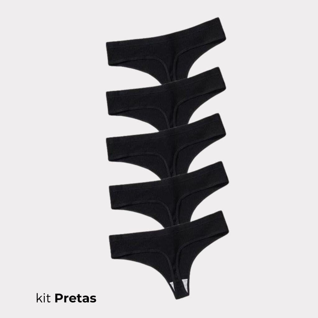 [PROMO EXCLUSIVA DE TORRA COMPRE 4 LEVE 5] Calcinha CottonConfort® - FRETE GRÁTIS