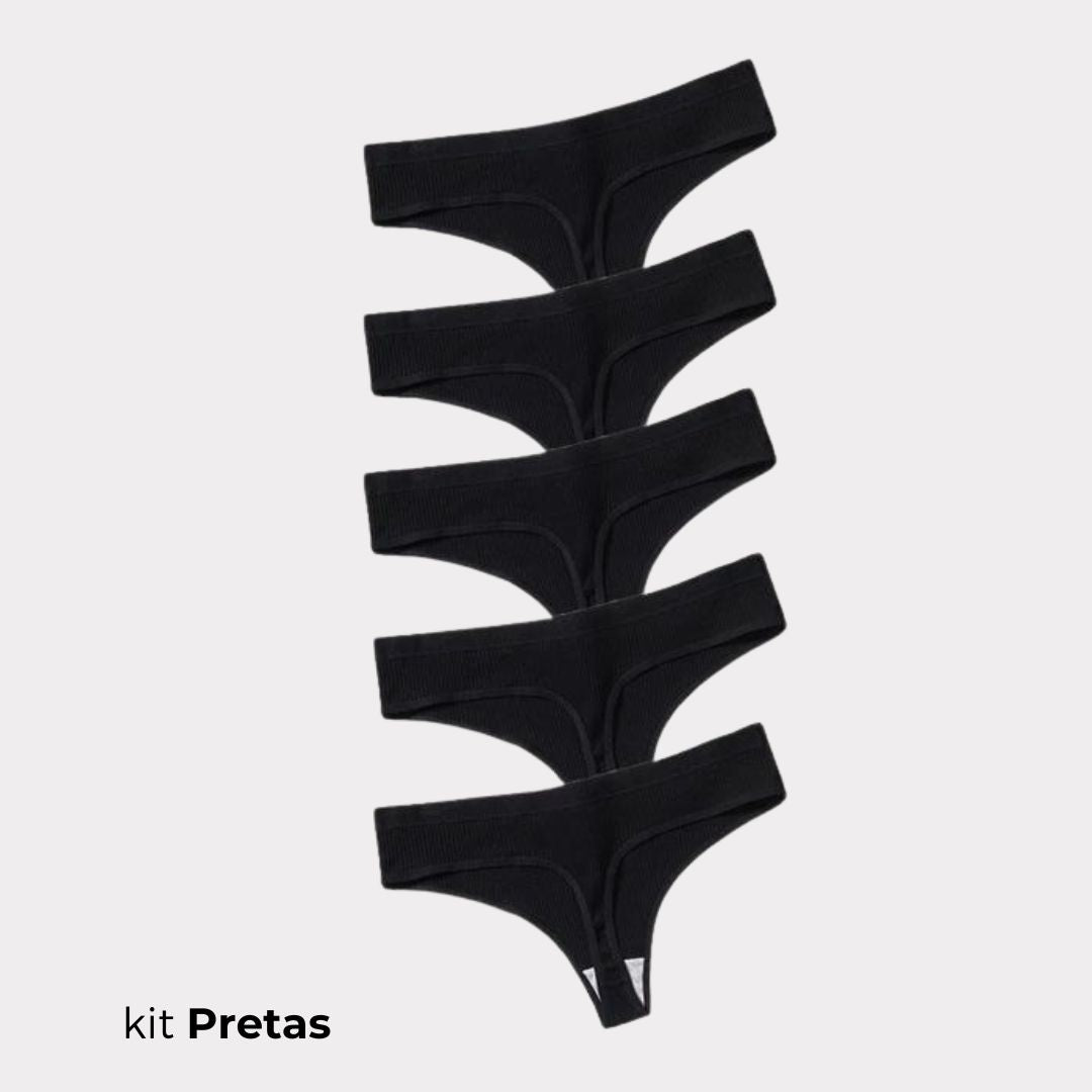 [PROMO EXCLUSIVA DE TORRA COMPRE 4 LEVE 5] Calcinha CottonConfort® - FRETE GRÁTIS