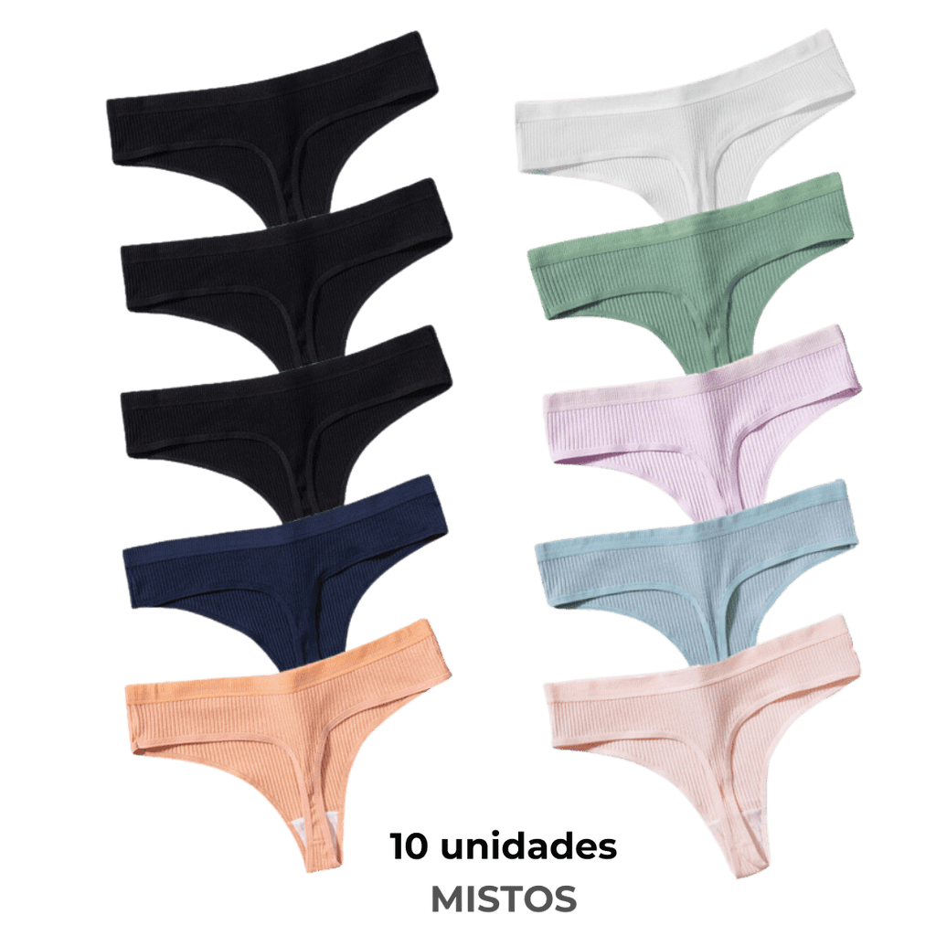 [OFERTA POR TEMPO LIMITADO COMPRE 5 LEVE 10] Calcinha CottonConfort® - FRETE GRÁTIS