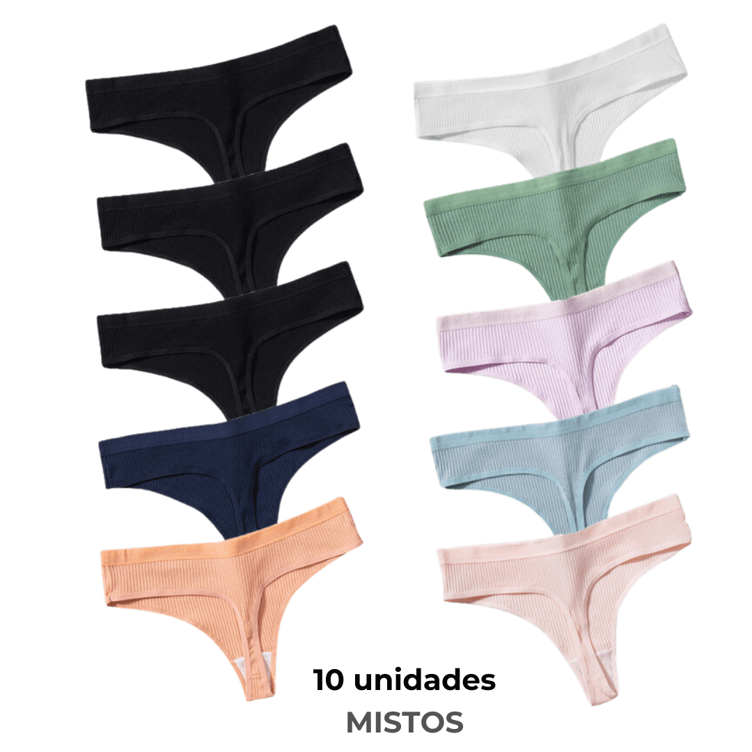 [OFERTA POR TEMPO LIMITADO COMPRE 5 LEVE 10] Calcinha CottonConfort® - FRETE GRÁTIS