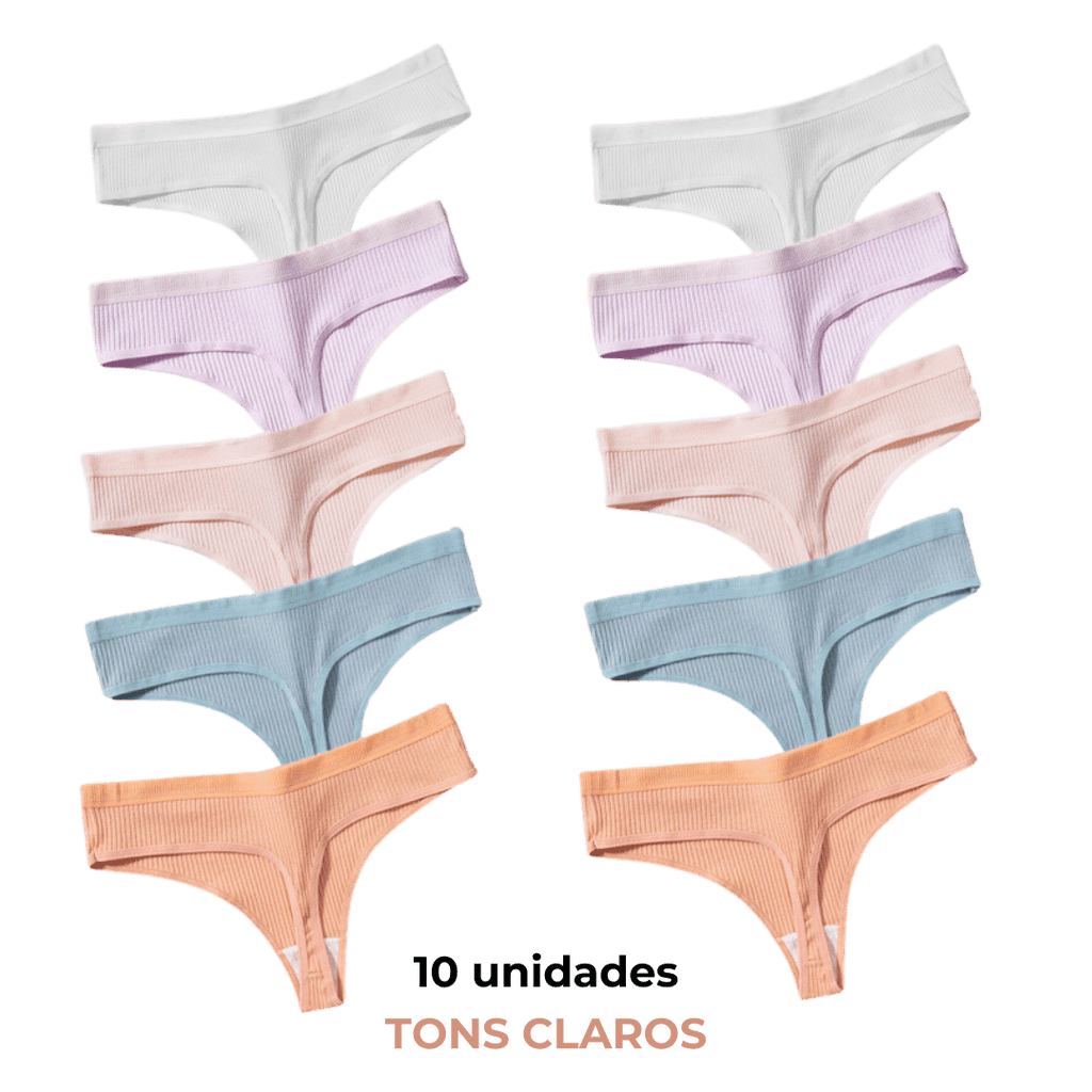 [OFERTA POR TEMPO LIMITADO COMPRE 5 LEVE 10] Calcinha CottonConfort® - FRETE GRÁTIS