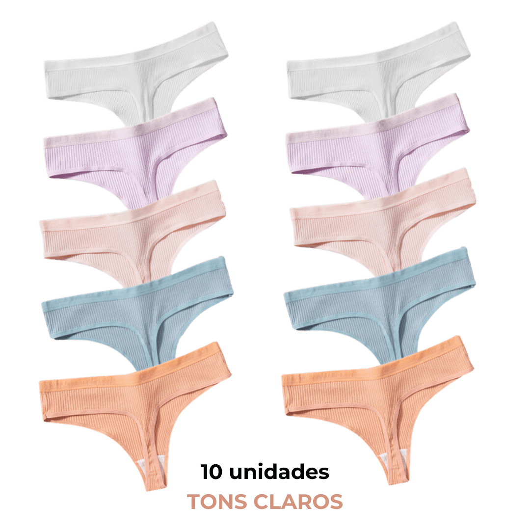 [OFERTA POR TEMPO LIMITADO COMPRE 5 LEVE 10] Calcinha CottonConfort® - FRETE GRÁTIS